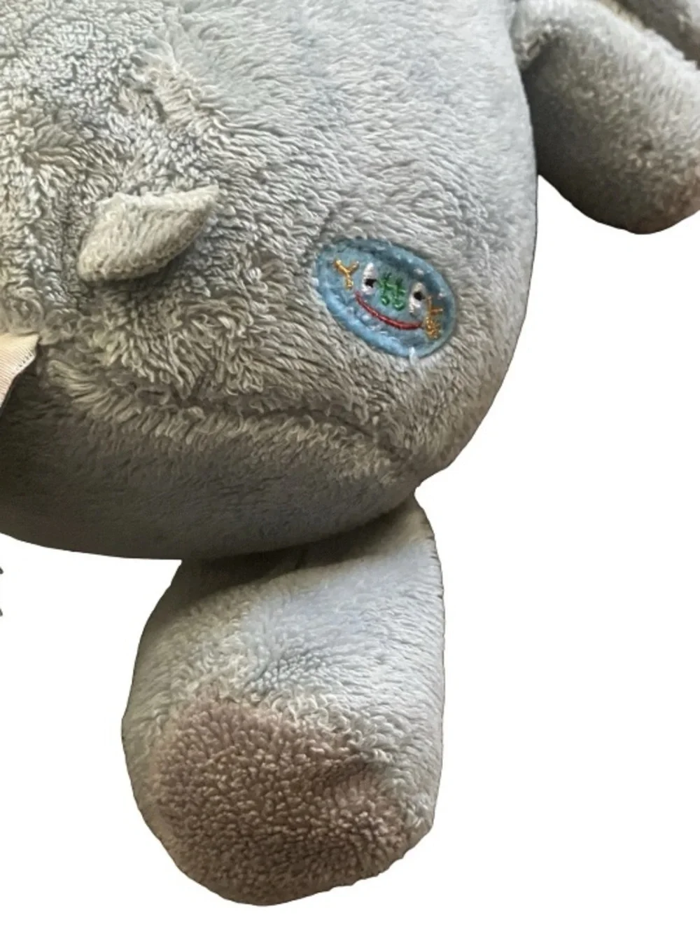 Yottoy Gerald Elephant Mo Willems Plush Toy 10" 2007 Gray/Blue Stuffed Animal - Picture 5 of 6